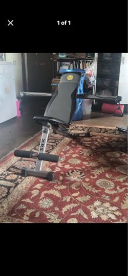 Gold Gym bench