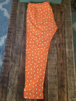 Candy corn leggings
