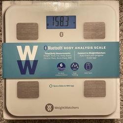 Weight Watchers WW Bluetooth Smart Digital Bathroom Scale - White