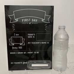 My First Day Of_________CHALKBOARD