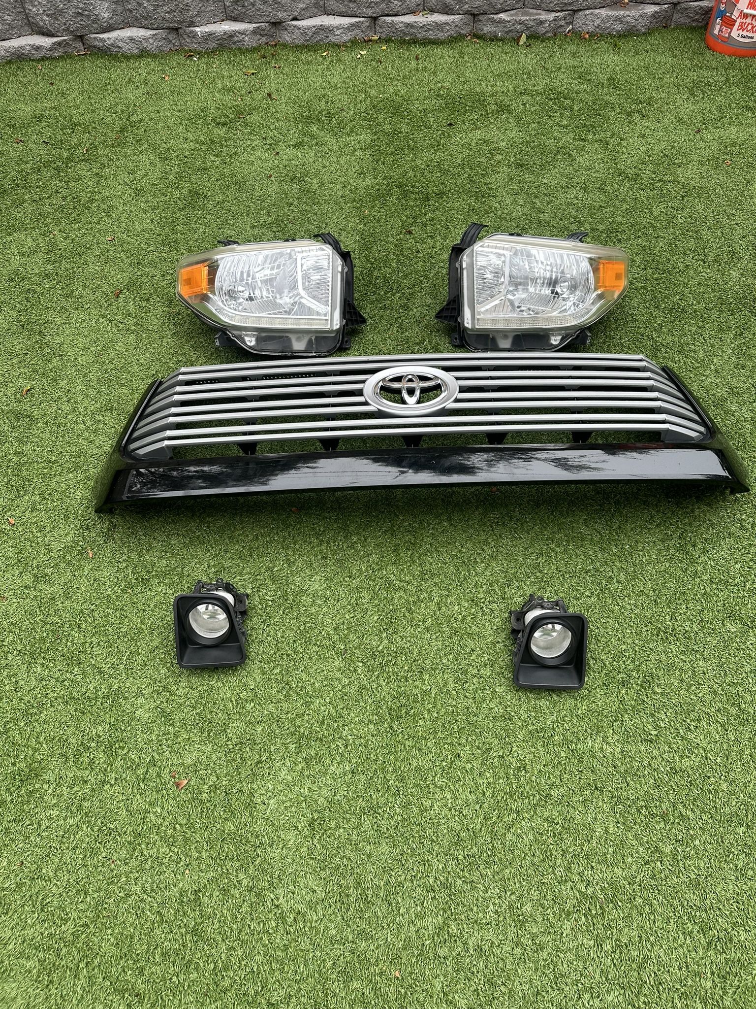 Tundra Front Grill And Lights 