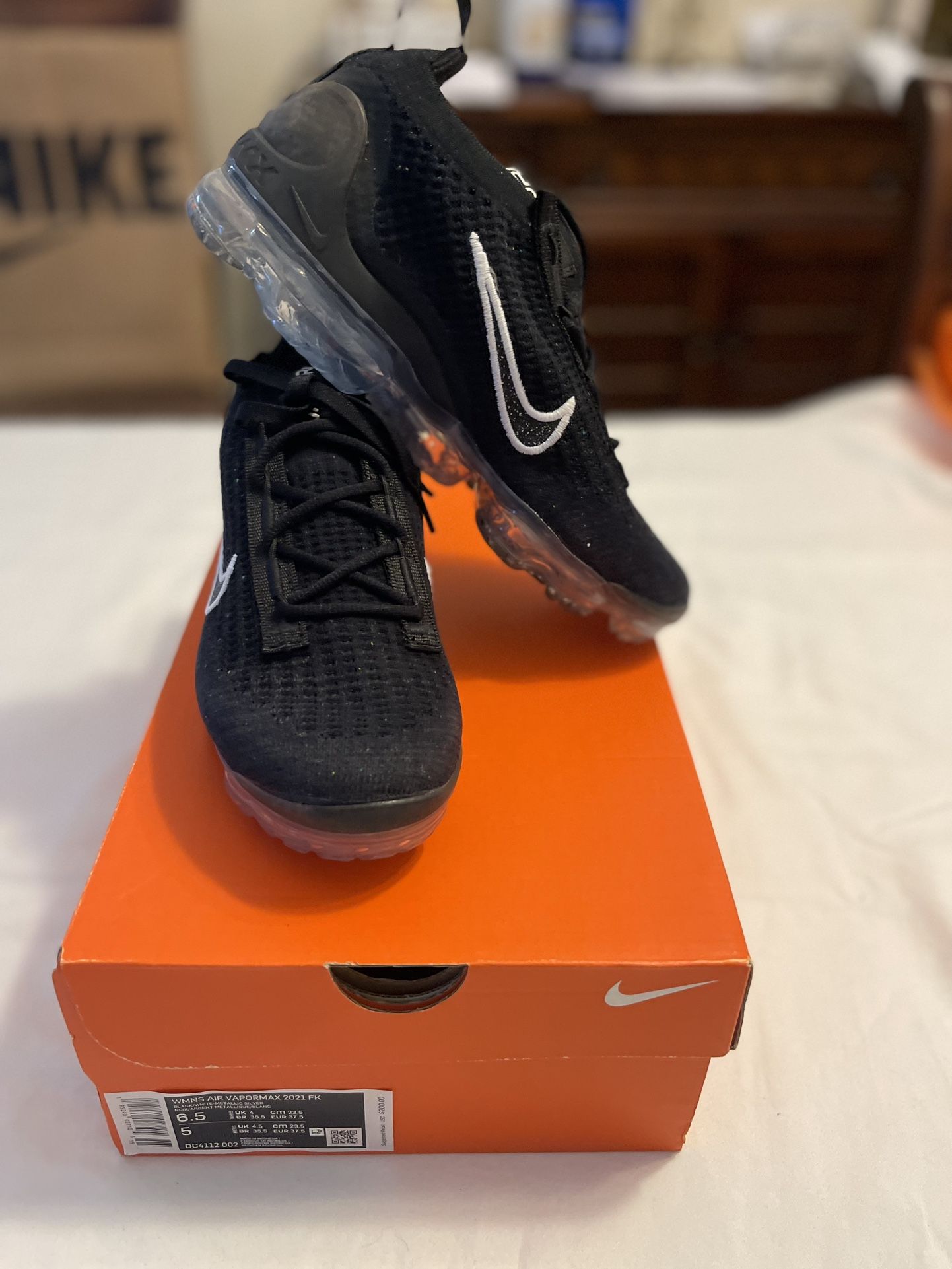 Nike vapormax flyknit size 6.5 online