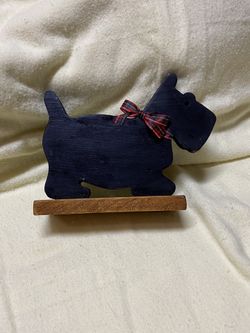 Scottie dog door stop