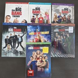 Big Bang Theory Seasons 1-7 DVDs! Seasons 6 & 7 Sealed!