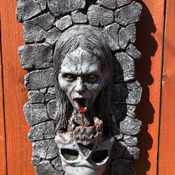 Creepy Spooky Halloween Fiberglass Demon Fountain