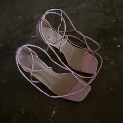 pink Straps Heels