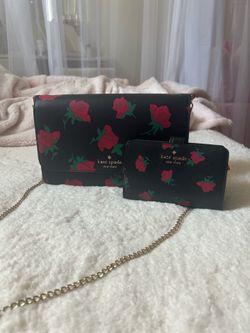 kate spade rose purse