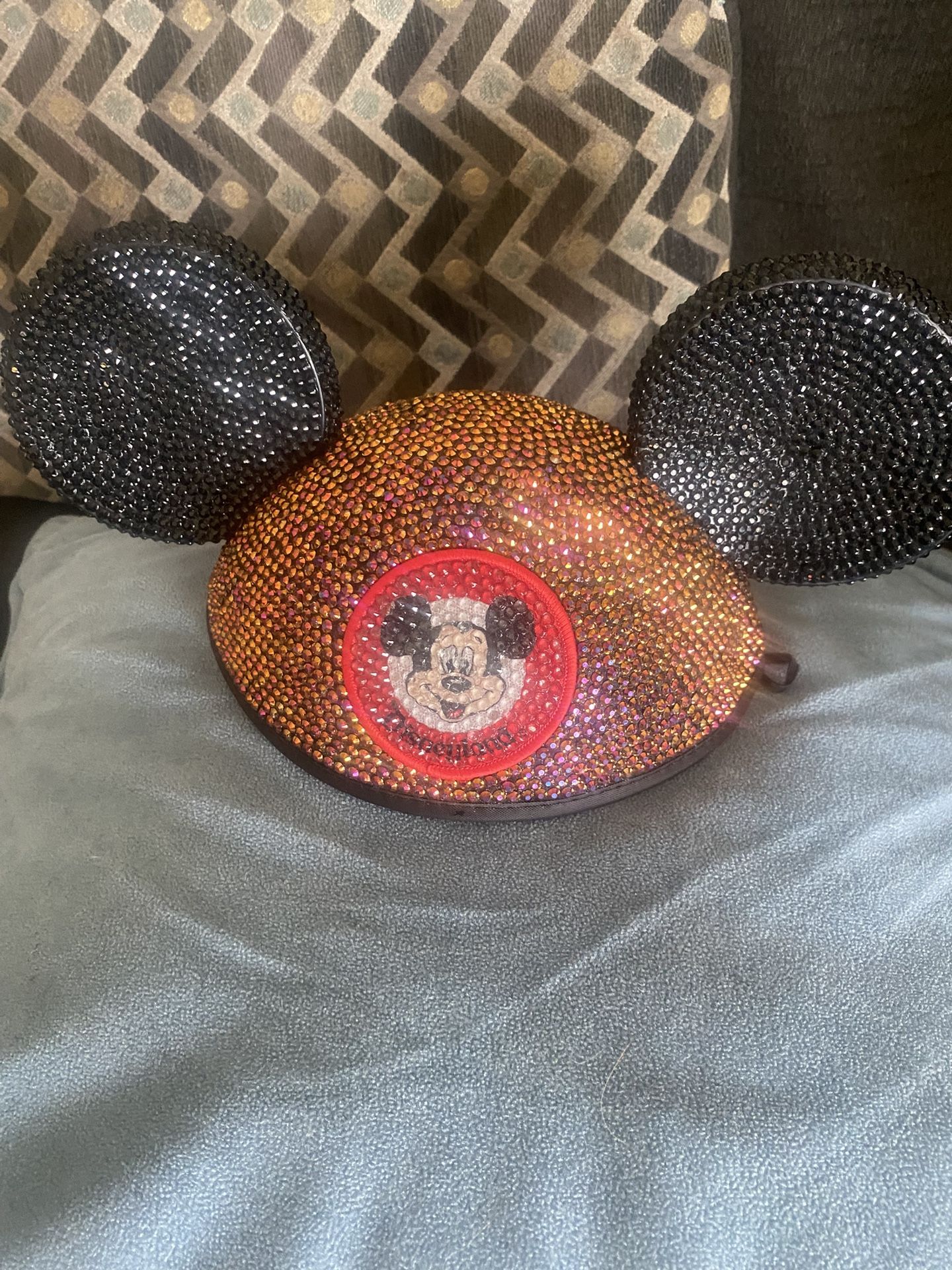 Blinged Mickey hat