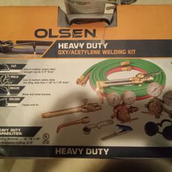 Olsen Gas Welding Setup Oxy Acetylene 