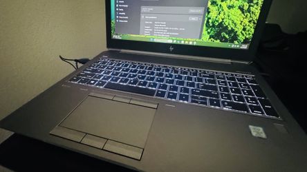 HP Elitebook ZBook 15 G6  Intel i7-vPro Win 11 PRO 16GB 256GB