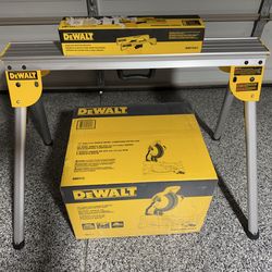 Dewalt Miter saw, box still sealed with stand and brackets- all new never used