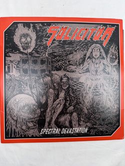 Solicitor Spectral Devastation Red Vinyl LP Heavy Metal GOH61 Insert #101