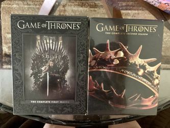 Game of Thrones season one and two DVDs