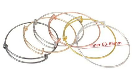Wholesale DIY Expandable Bracelets | DIY Bangle Bracelets | DIY Charm Bracelets