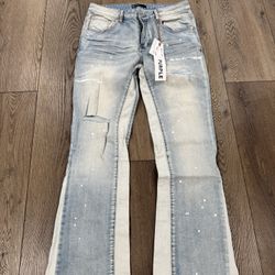 purple jeans 