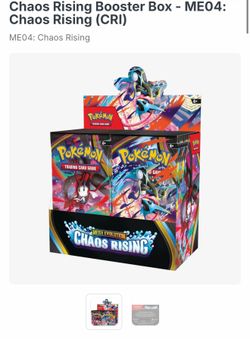 Pokémon chaos rising booster box