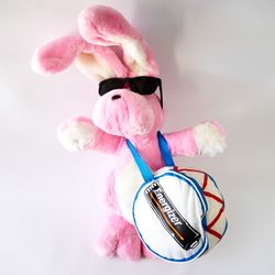 18" Energizer Bunny Plush Toy Rabbit Stuffed Animal Vintage 1995 Pink Plushie