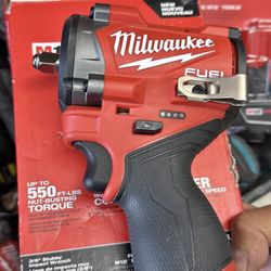 Milwaukee M12 Fuel Stubby Impact Wrench Tool Only