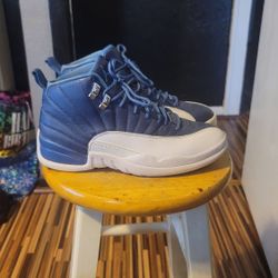 Jordan 12 Stone Blue Size 8 $120