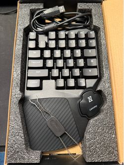 LEMOKEY X0 One-Handed Gaming Keyboard – Mechanical Brown Switches