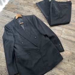 Jean-Paul Germain Double Breasted Suit Jacket And Pants