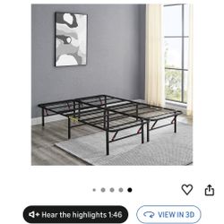 Sturdy Queen Metal Bed Frame