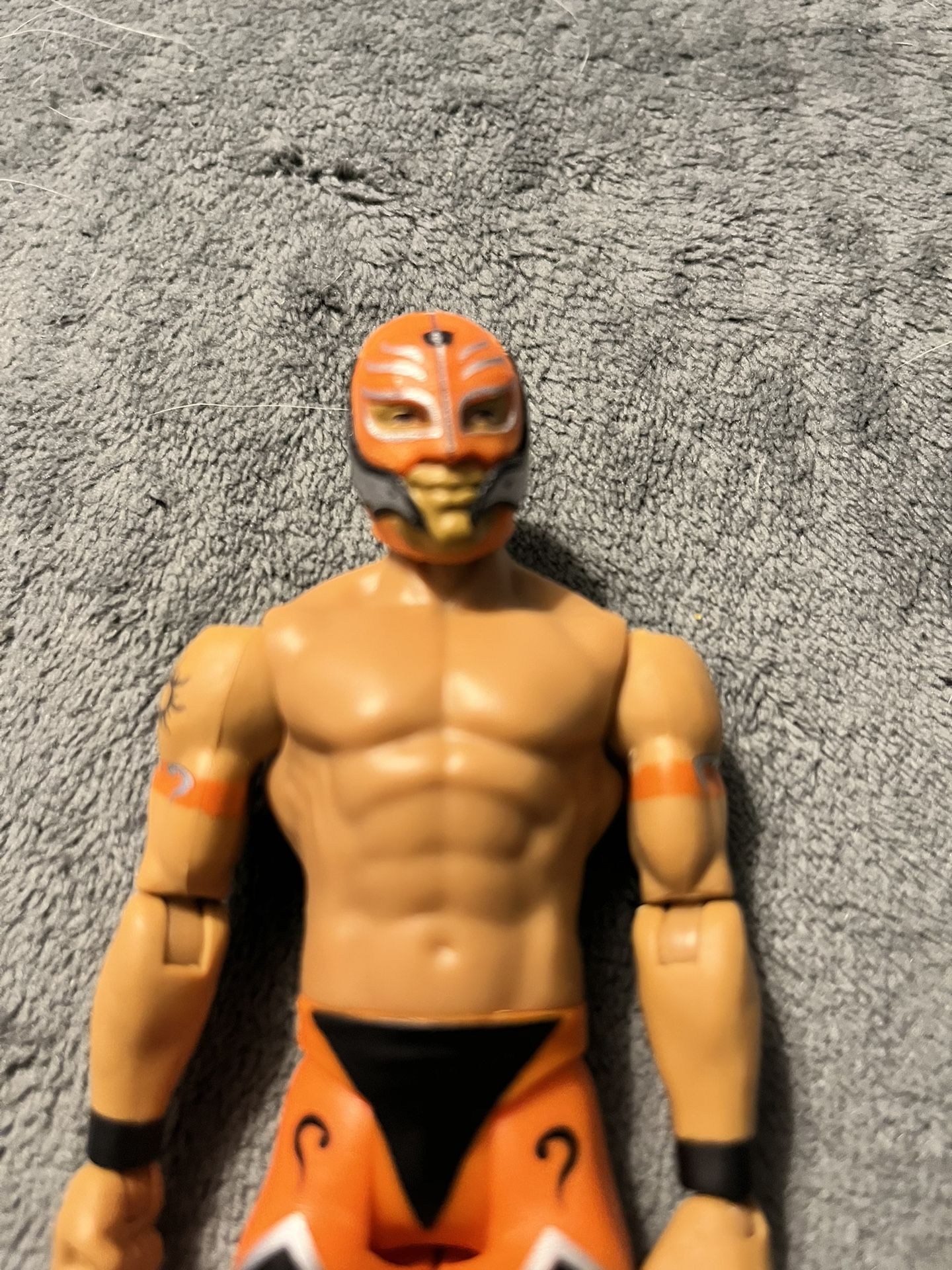 WWE Mattel Basic Series 99 Rey Mysterio WCW Orange Wrestling Action Figure
