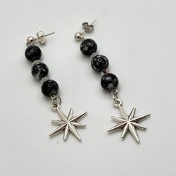 Silver Star Earrings