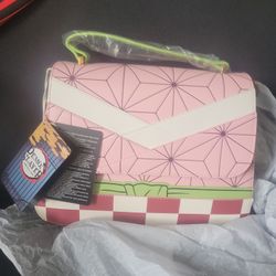Loungefly Demon Slayer Nezuko Crossbody Bag 
