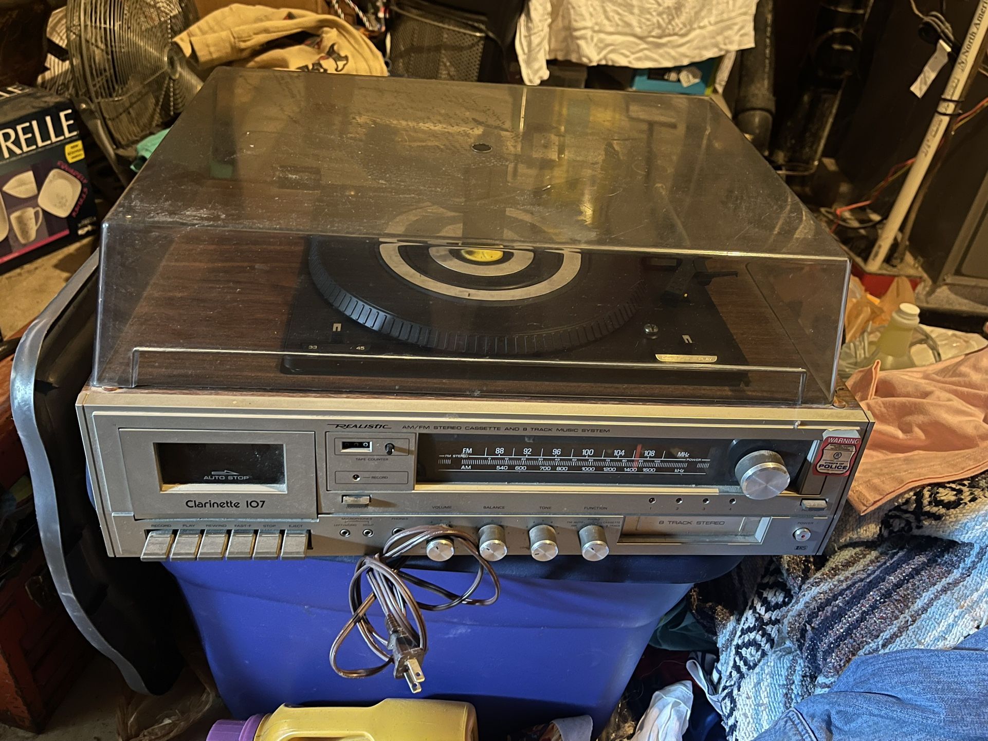 Clarinet 107 Record Player
