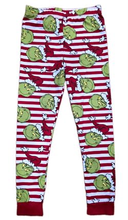 Grinch Christmas Pajama Pants Size 10 Kid's