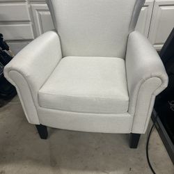 Cream/White Chair