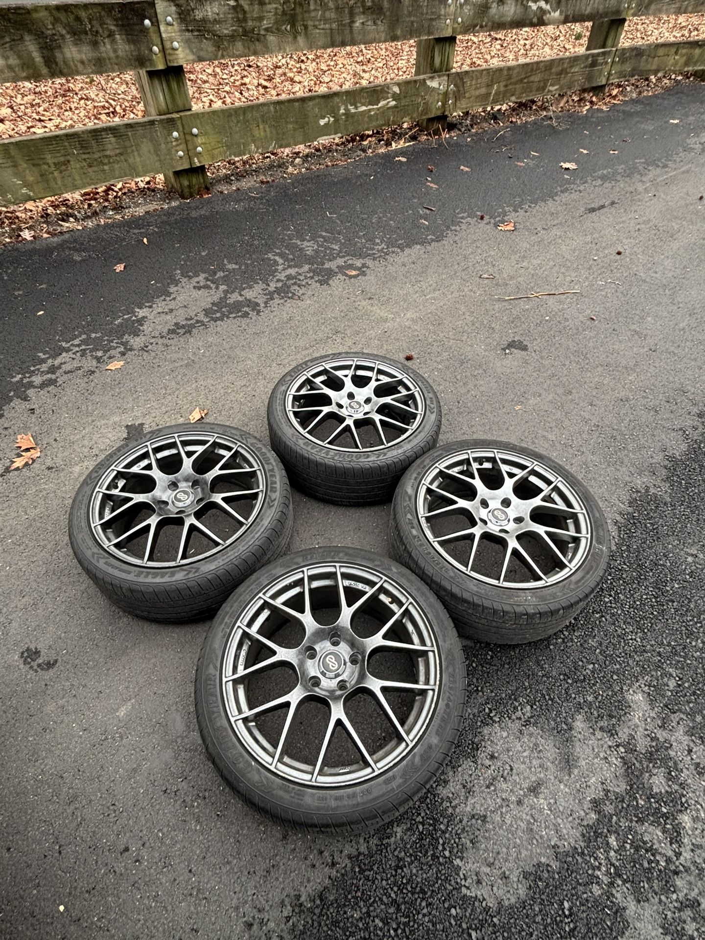 4 Enkei Raijin 18 inch Rims (5x112)