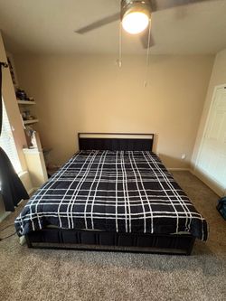 King size mattress and frame