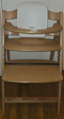 Hauck wooden  high chair