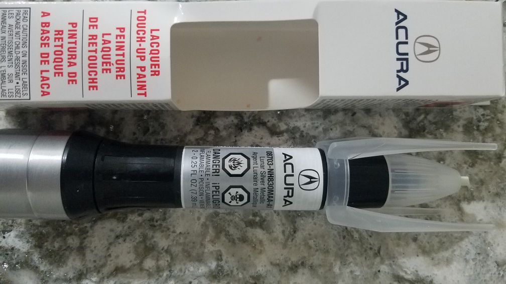 ACURA silver touch up paint, never used.