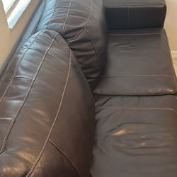 Brown Loveseat