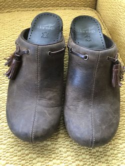 Brown Suede Tassel Dansko’s