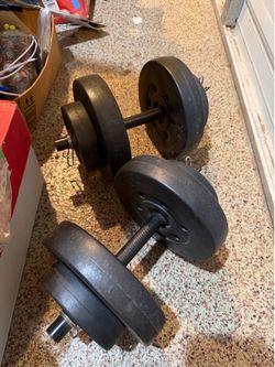 Flash Sale - Pair of 20 lb Dumbbells - $25