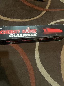 🔥 Cherry Bomb Glasspack Muffler – 87529CB – Brand New