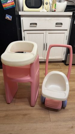 Vintage Little Tikes Child Size Baby Doll High Chair