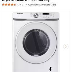 Gas Samsung Dryer