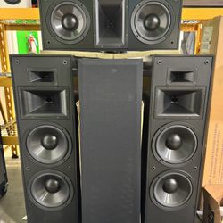 Klipsch KLF-20 Tower Pair With KLF-7 Center 