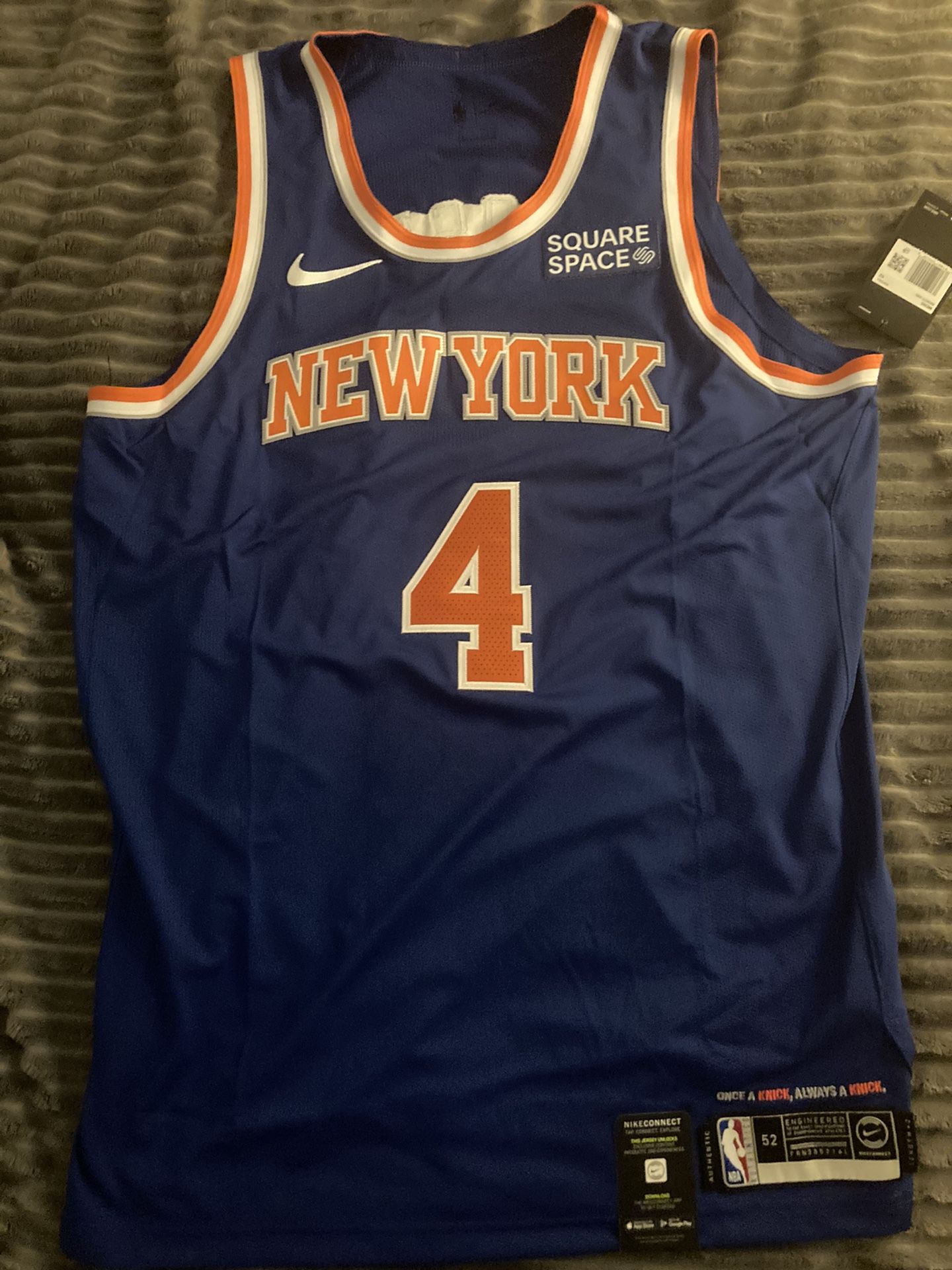 D Rose Authentic New York Knicks Nike Jersey 