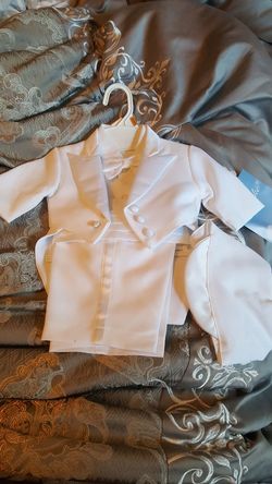 Infant tux/ christening outfit