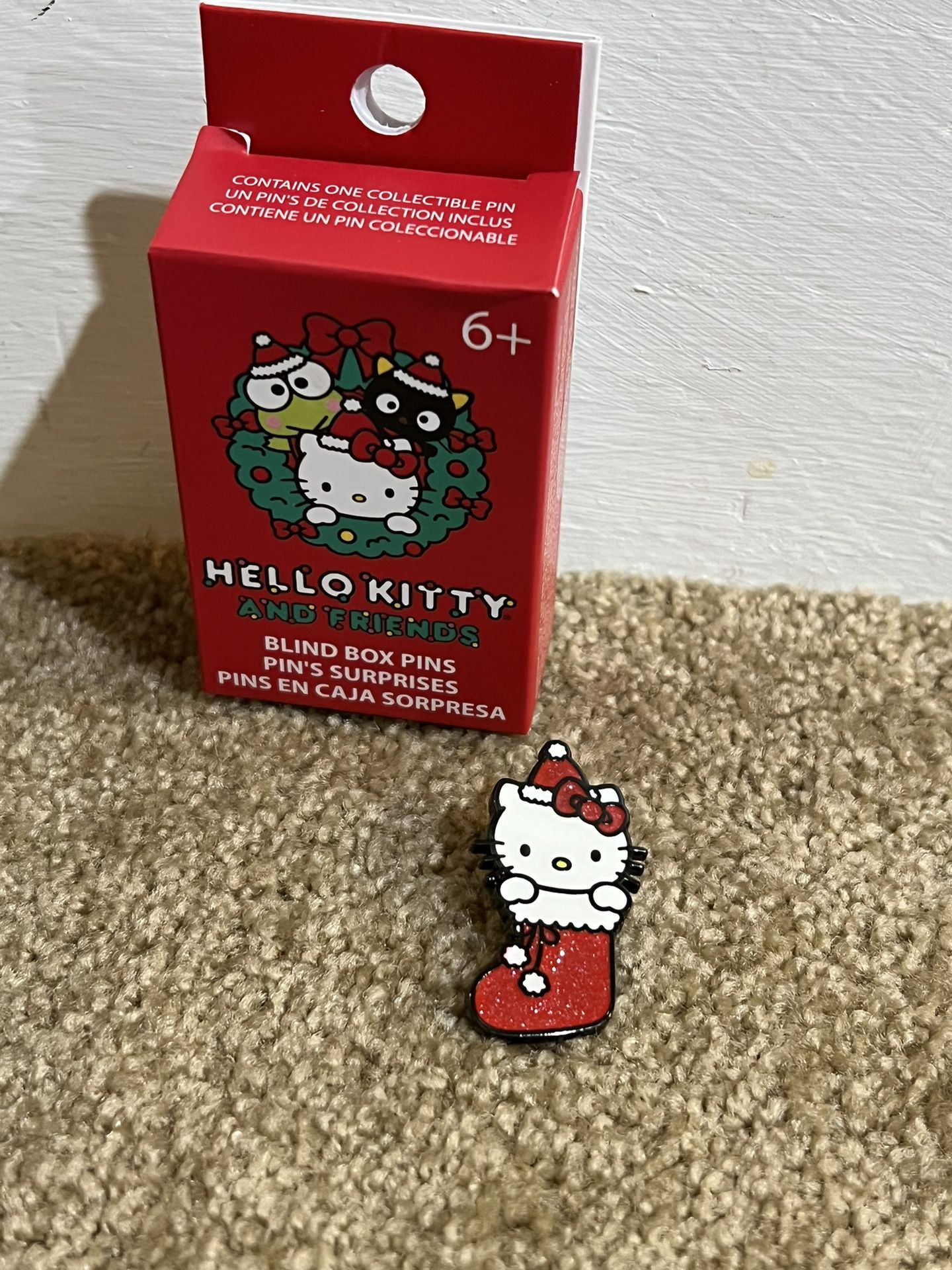 Sanrio Hello Kitty And Friends Stockings Blind Box Enamel Pin OPEN  Hello Kitty