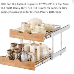 Heavy-Duty Pull Out Drawer for Cabinets