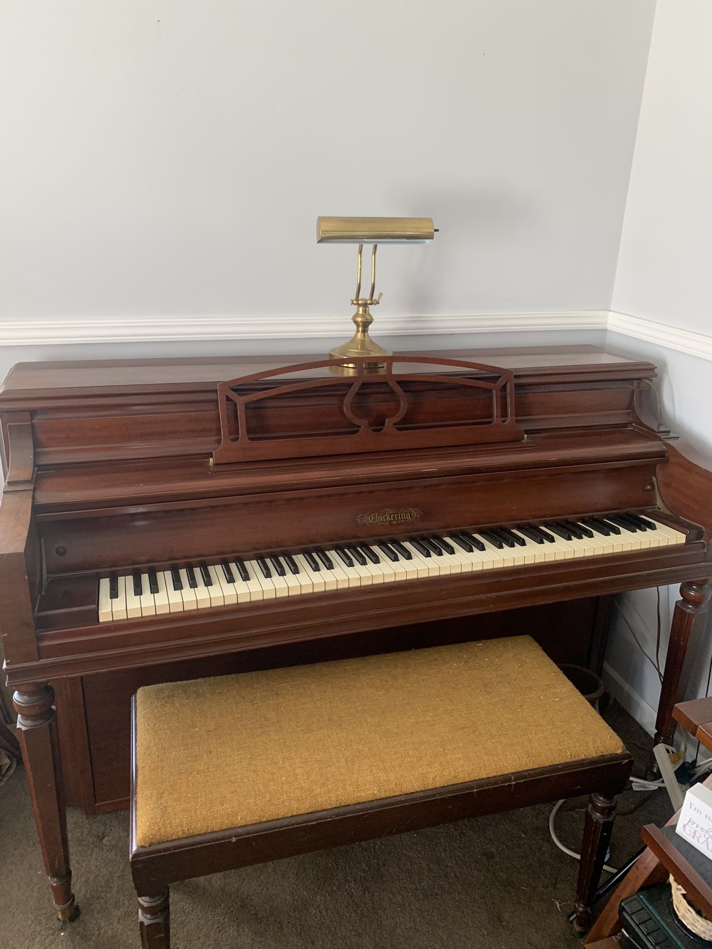 Chickering 2024 upright piano