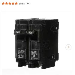 Siemens 125 Amps Double Pole Breaker
