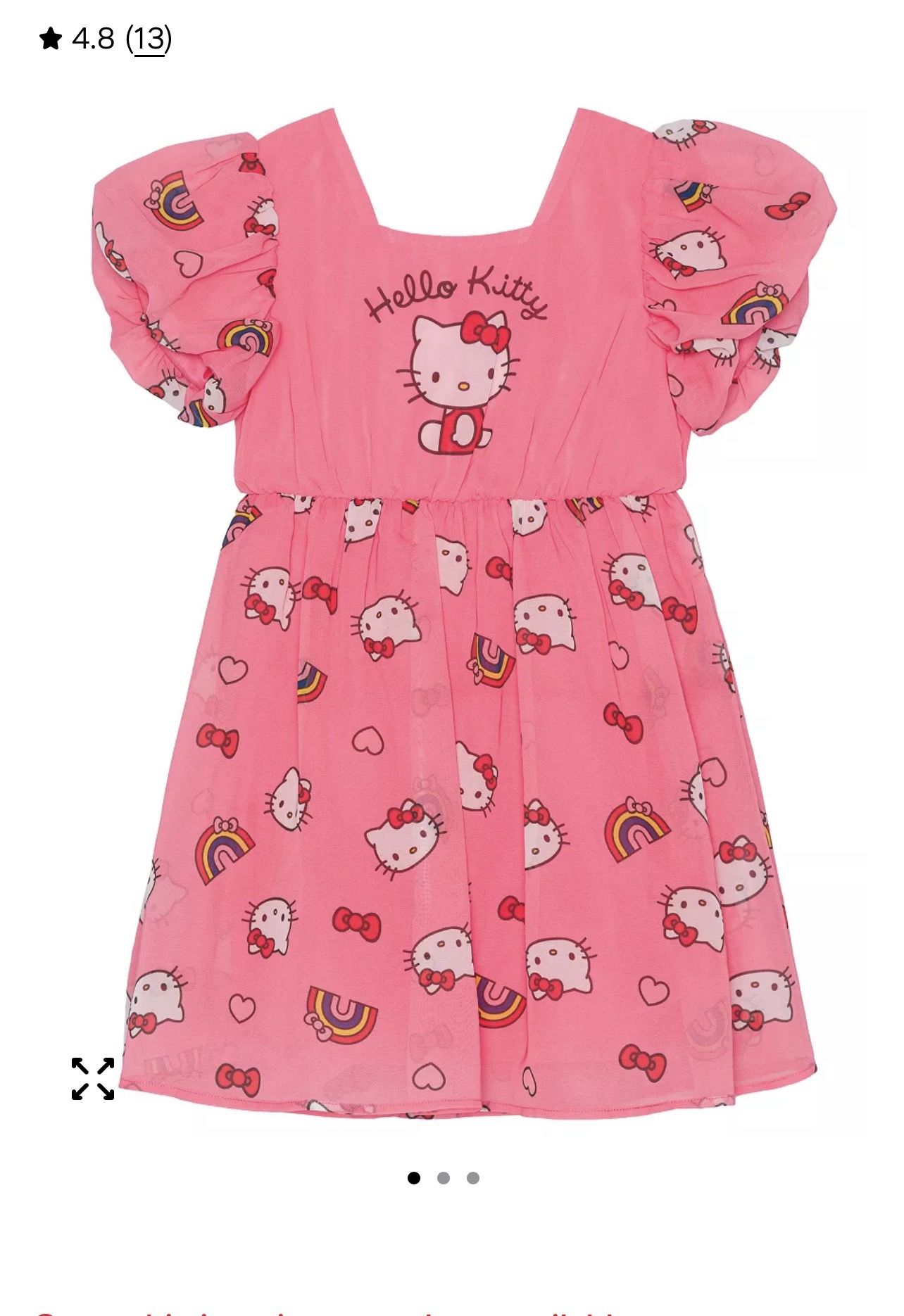 Hello Kitty Dress  Size(5t)